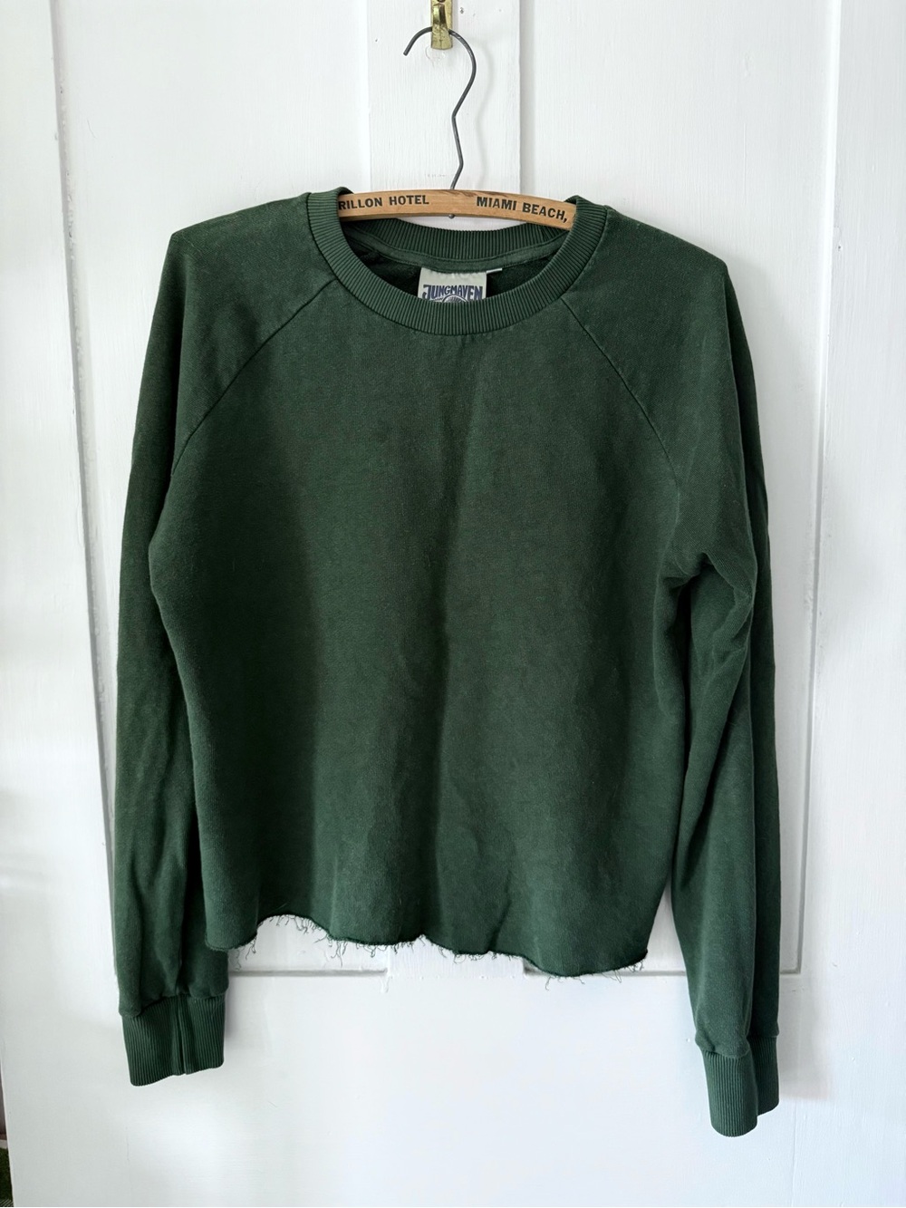 Jungmaven Forest Green Crewneck Sweatshirt